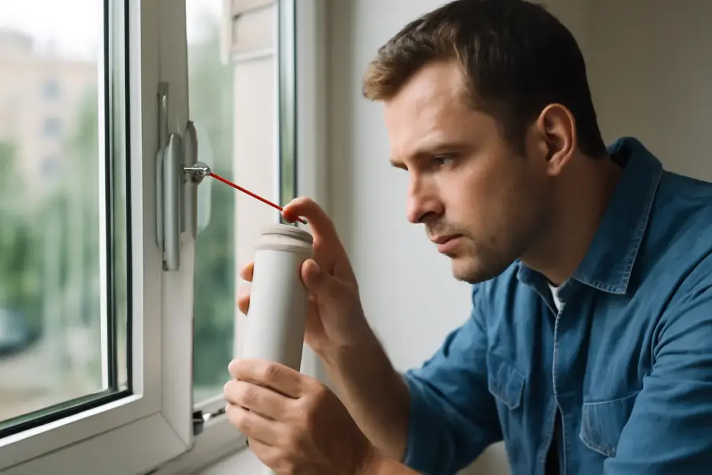 Come si lubrificano le finestre in PVC? Così riduci rumori e prolunghi la durata
