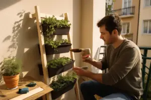 Come realizzare una fioriera verticale per il balcone? Ottieni più verde anche nei piccoli spazi