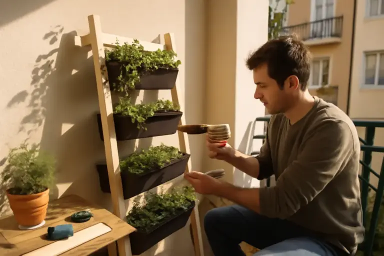 Come realizzare una fioriera verticale per il balcone? Ottieni più verde anche nei piccoli spazi