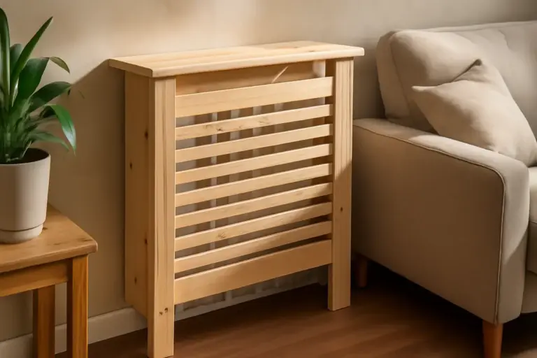 Coprire un termosifone con progetti fai da te: il design che non blocca il calore