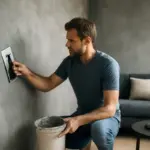 Pareti effetto cemento fai da te: il dettaglio che fa sembrare tutto più moderno