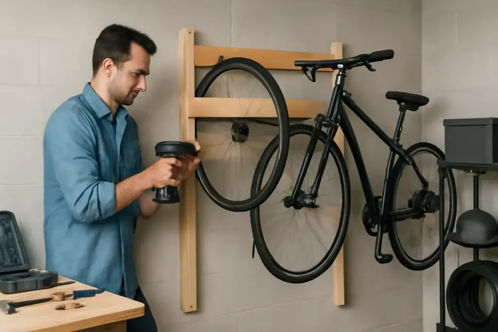 Come costruire una rastrelliera per le biciclette in garage? Risparmia spazio e trova tutto subito