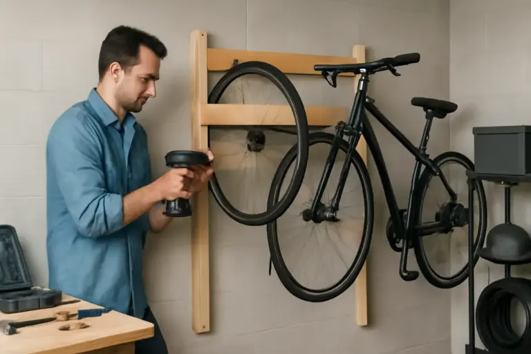 Come costruire una rastrelliera per le biciclette in garage? Risparmia spazio e trova tutto subito
