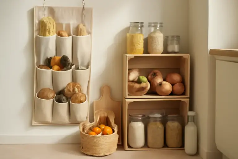 Come organizzare una dispensa senza scaffali? Questo metodo sfrutta ogni centimetro disponibile