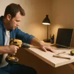 Creare una scrivania fai da te in una nicchia: la regola che garantisce solidità e comfort di lavoro