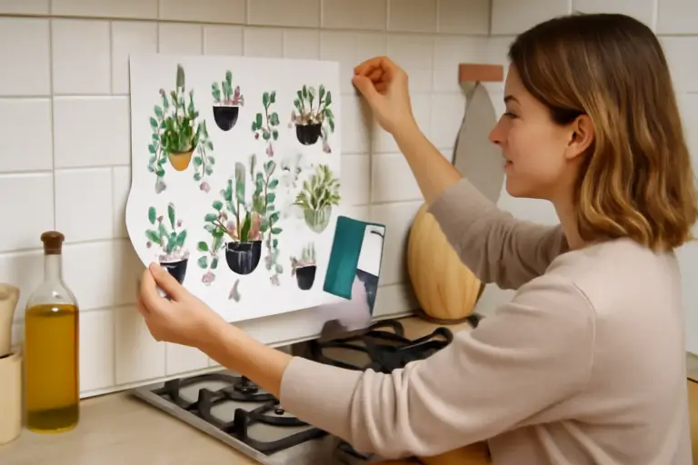 Decorare la cucina senza forare le piastrelle: i prodotti adesivi più efficaci e rimovibili