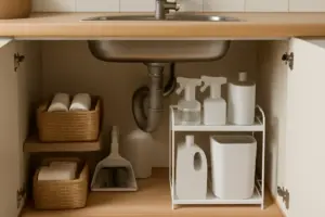 Migliori soluzioni per l’ordine sotto il lavello: il trucco che impedisce accumuli inutili