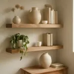 Mensole decorative in legno grezzo: perché valorizzano anche gli ambienti piccoli