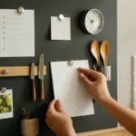 Parete magnetica DIY per cucina o ufficio: la tecnica di fissaggio che non rovina i muri