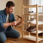 È possibile costruire un organizzatore per scarpe senza strumenti elettrici? Il metodo manuale che funziona